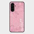 Customized luxury Peach leaves Glass Case Cover For Samsung Galaxy A26 5G