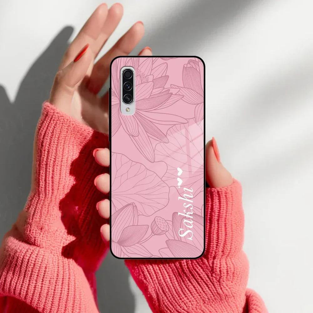Customized luxury Peach leaves Glass Case Cover For Samsung - ShopOnCliQ