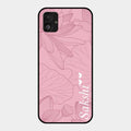 Customized luxury Peach leaves Glass Case Cover For Samsung Galaxy F14 5G