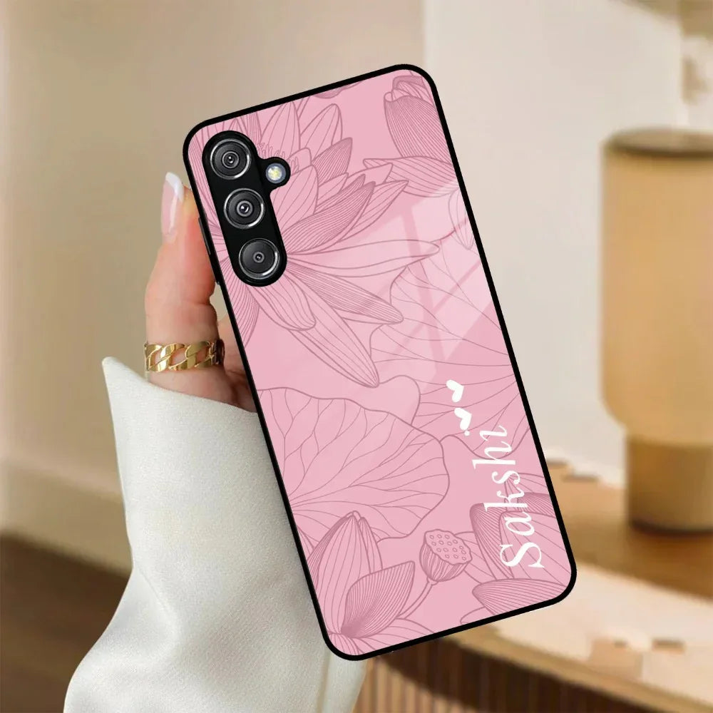 Customized luxury Peach leaves Glass Case Cover For Samsung - ShopOnCliQ