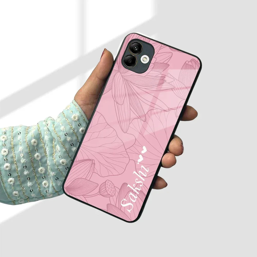 Customized luxury Peach leaves Glass Case Cover For Samsung - ShopOnCliQ