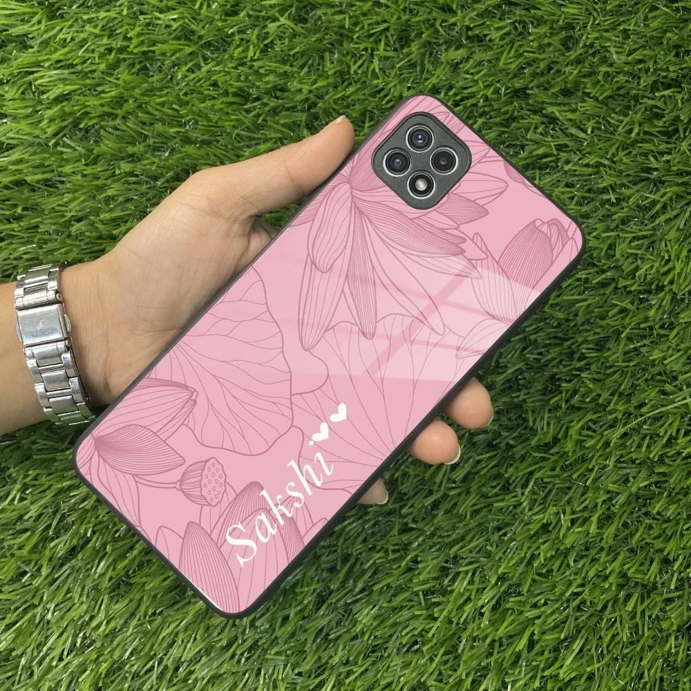 Customized luxury Peach leaves Glass Case Cover For Samsung - ShopOnCliQ