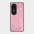 Customized luxury Peach leaves Glass Case Cover For Vivo V40 Pro 5G