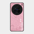 Customized luxury Peach leaves Glass Case Cover For Vivo X200 Pro 5G