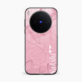 Customized luxury Peach leaves Glass Case Cover For Vivo X300 5G
