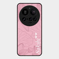 Customized luxury Peach leaves Glass Case Cover For Xiaomi 15 Ultra 5G
