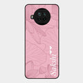 Customized luxury Peach leaves Glass Case Cover For Xiaomi Mi 10I 5G