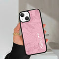 Customized luxury Peach leaves Glossy Metal Case Cover For iPhone - ShopOnCliQ