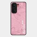 Customized luxury Peach leaves Glossy Metal Case Cover For Iqoo Neo 9 Pro 5G