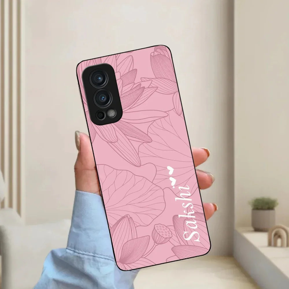 Customized luxury Peach leaves Glossy Metal Case Cover For OnePlus - ShopOnCliQ