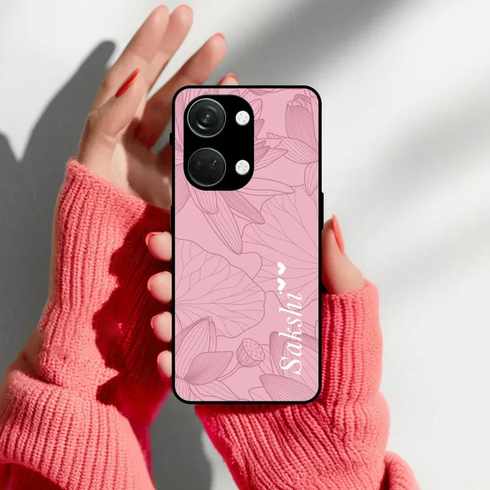 Customized luxury Peach leaves Glossy Metal Case Cover For OnePlus - ShopOnCliQ