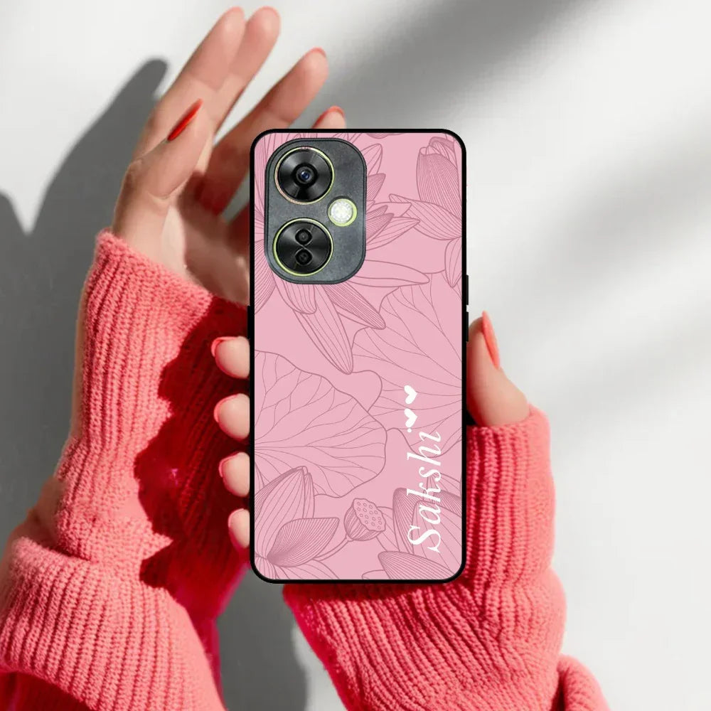 Customized luxury Peach leaves Glossy Metal Case Cover For OnePlus - ShopOnCliQ