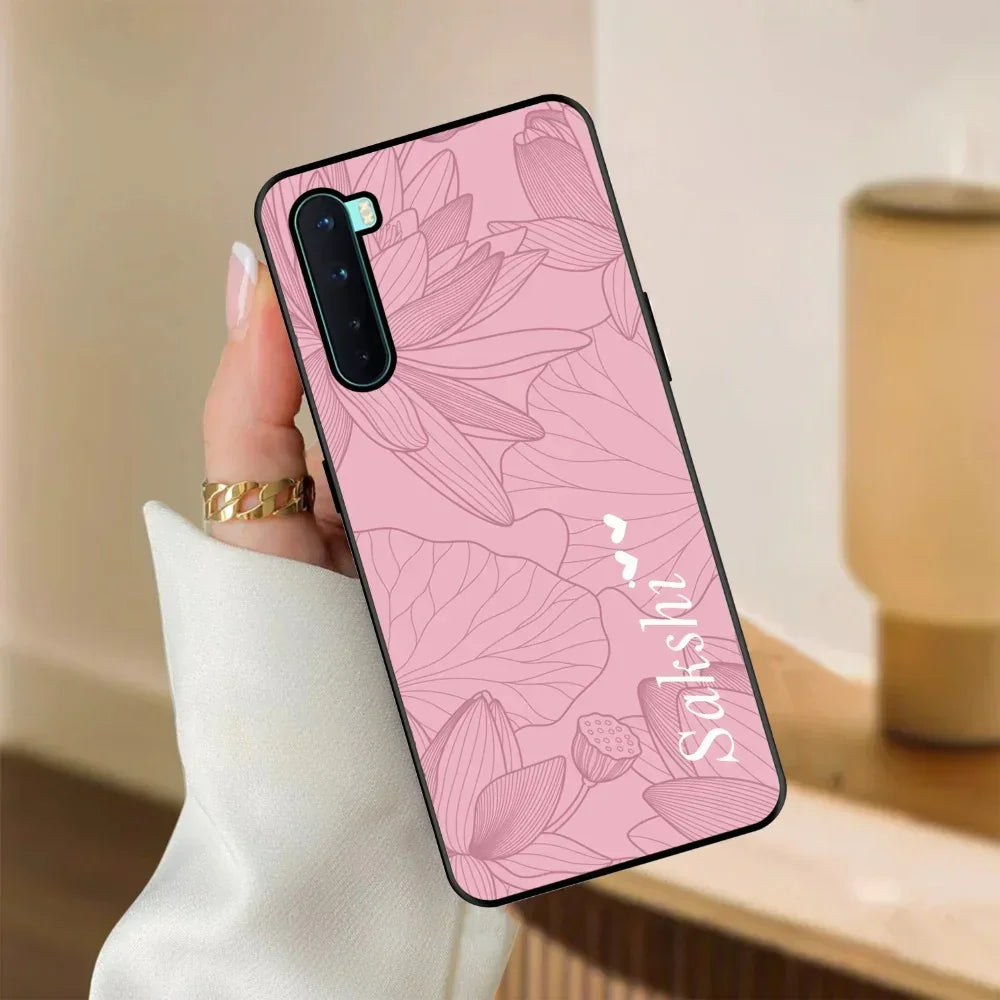 Customized luxury Peach leaves Glossy Metal Case Cover For OnePlus - ShopOnCliQ