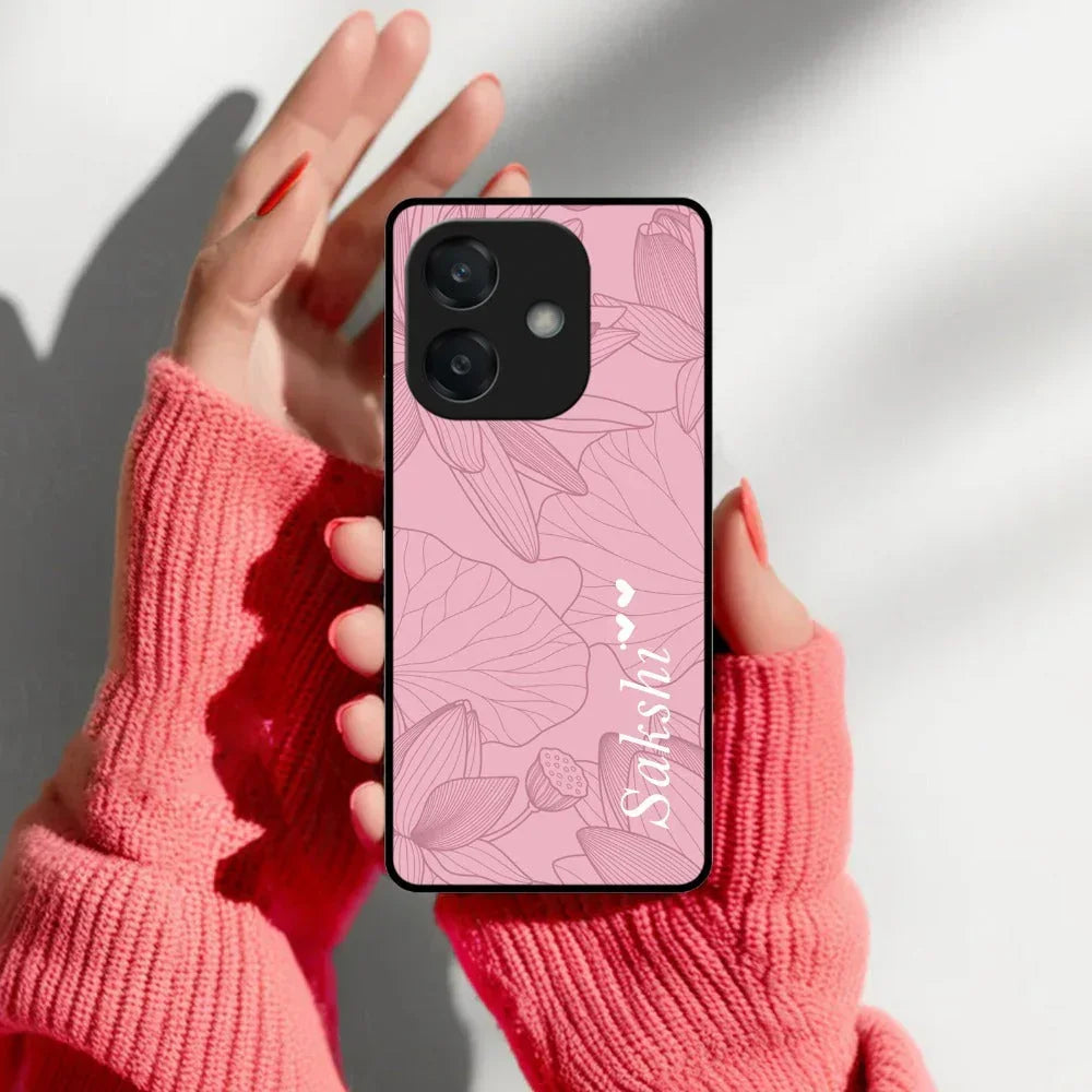 Customized luxury Peach leaves Glossy Metal Case Cover For Oppo - ShopOnCliQ