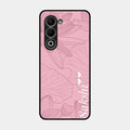 Customized luxury Peach leaves Glossy Metal Case Cover For Oppo A5 5G