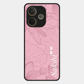 Customized luxury Peach leaves Glossy Metal Case Cover For Oppo A5 Pro 5G