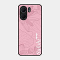Customized luxury Peach leaves Glossy Metal Case Cover For Oppo A5X 5G