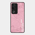 Customized luxury Peach leaves Glossy Metal Case Cover For Oppo K12X 5G