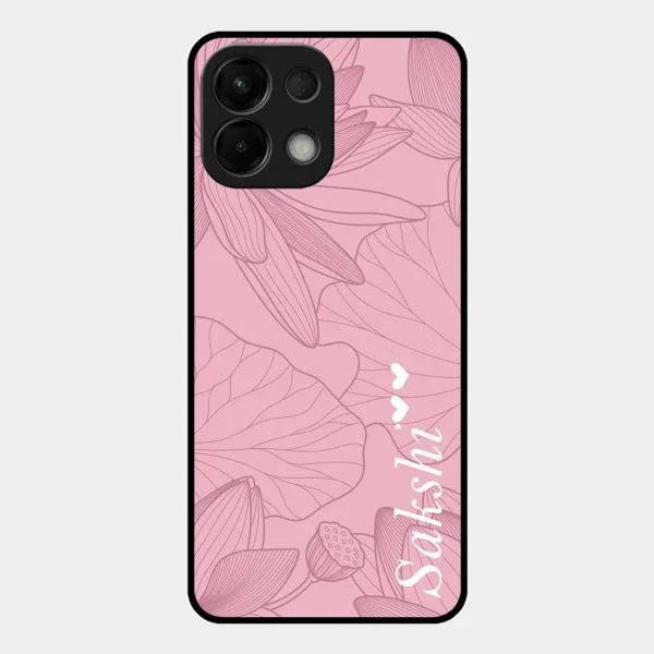 Customized luxury Peach leaves Glossy Metal Case Cover For Oppo K13 5G