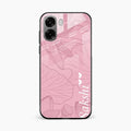 Customized luxury Peach leaves Glossy Metal Case Cover For Oppo K14x 5G