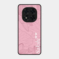 Customized luxury Peach leaves Glossy Metal Case Cover For Poco X7 5G