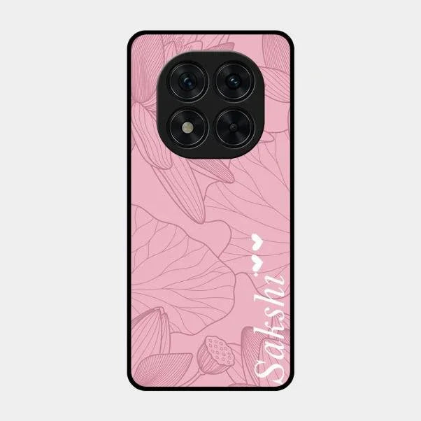 Customized luxury Peach leaves Glossy Metal Case Cover For Poco X7 5G