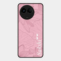 Customized luxury Peach leaves Glossy Metal Case Cover For Realme 11 5G