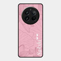 Customized luxury Peach leaves Glossy Metal Case Cover For Realme 12 Pro Plus 5G