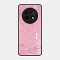 Customized luxury Peach leaves Glossy Metal Case Cover For Realme 13 Plus 5G