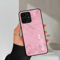 Customized luxury Peach leaves Glossy Metal Case Cover For Poco - ShopOnCliQ