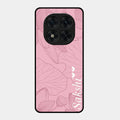 Customized luxury Peach leaves Glossy Metal Case Cover For Redmi Note 15 Pro 5G