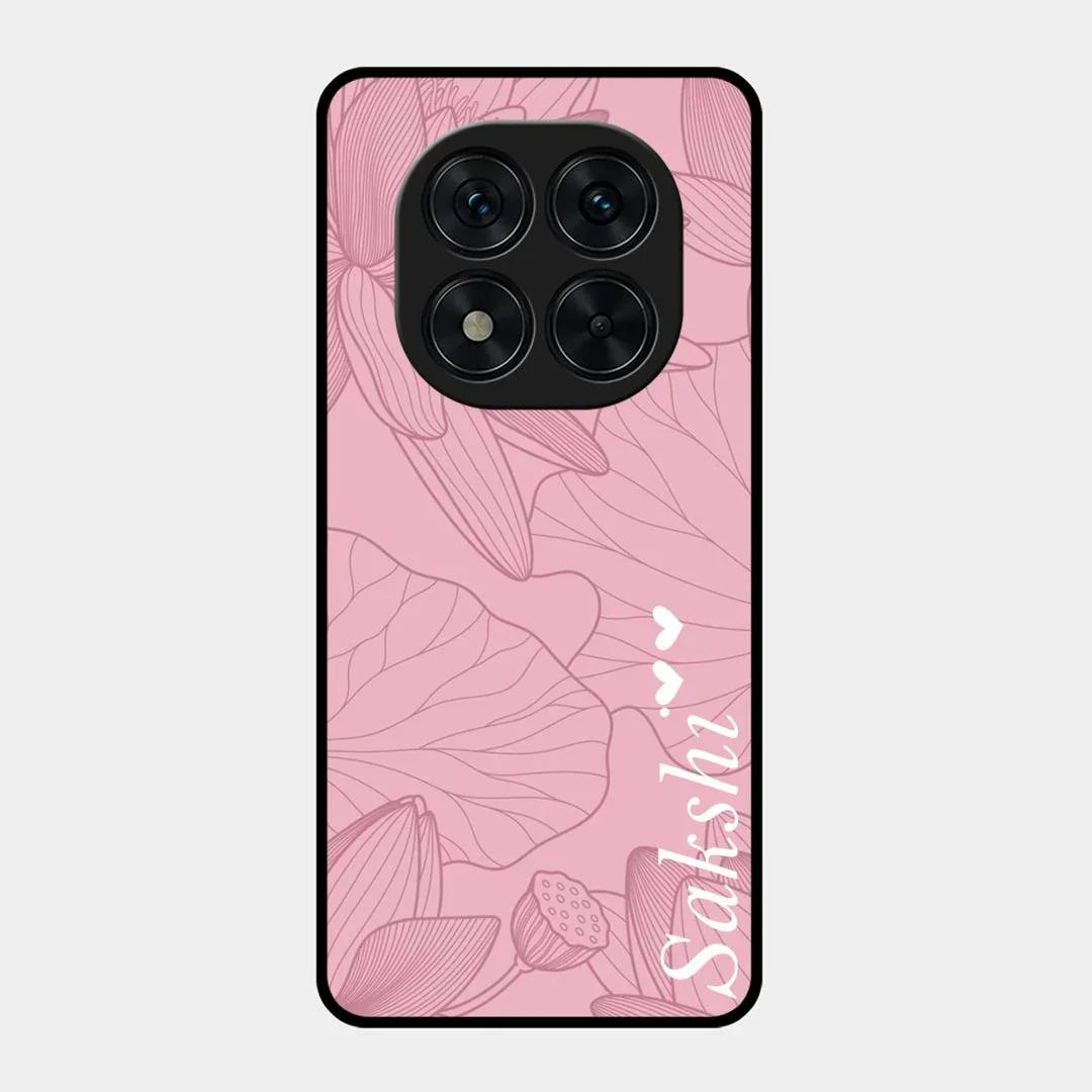 Customized luxury Peach leaves Glossy Metal Case Cover For Redmi Note 15 Pro 5G
