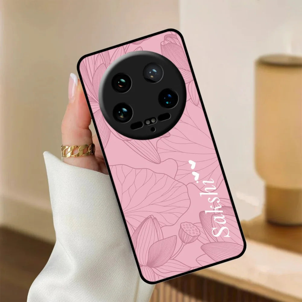 Customized luxury Peach leaves Glossy Metal Case Cover For Redmi - ShopOnCliQ