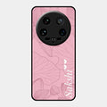 Customized luxury Peach leaves Glossy Metal Case Cover For Xiaomi 14 Ultra