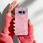 Customized luxury Peach leaves Anti Yellow Case For Nothing Phone 4A 5G