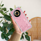 Customized luxury Peach leaves Anti Yelllow Case For Realme 11 Pro Plus 5G