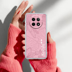 Customized luxury Peach leaves Anti Yelllow Case For Realme 12X 5G