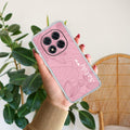 Customized luxury Peach leaves Anti Yellow Case For Redmi Note 14 Pro 5G