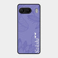 Customized luxury Purple leaves Glass Case Cover For Oneplus Nord 4 5G