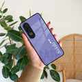 Customized luxury Purple leaves Glass Case Cover For Oneplus - ShopOnCliQ