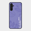 Customized luxury Purple leaves Glass Case Cover For Samsung Galaxy A16 5G