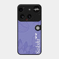 Customized luxury Purple leaves Glossy Metal Case Cove For Nothing Phone 3 5G