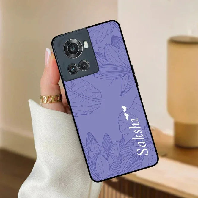 Customized luxury Purple leaves Glossy Metal Case Cover For OnePlus - ShopOnCliQ