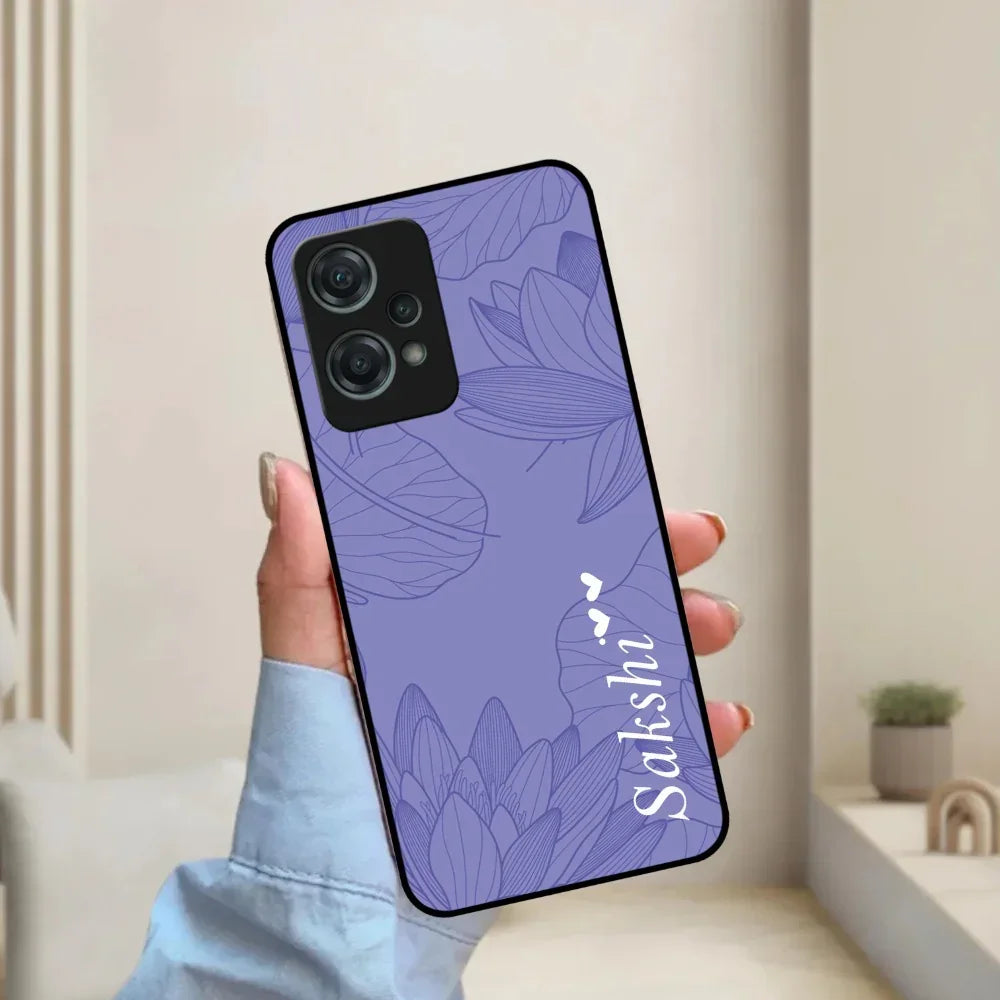Customized luxury Purple leaves Glossy Metal Case Cover For OnePlus - ShopOnCliQ