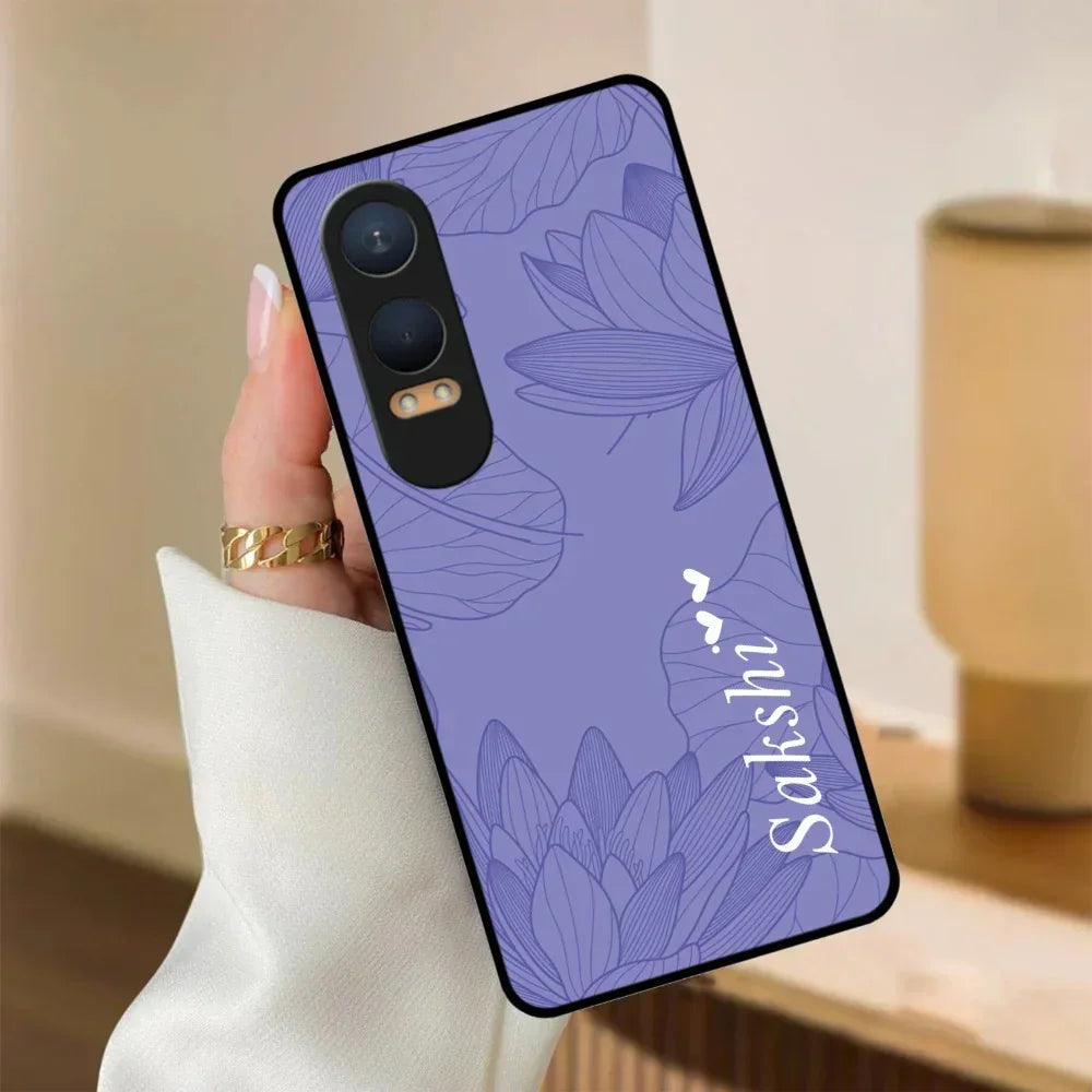 Customized luxury Purple leaves Glossy Metal Case Cover For OnePlus - ShopOnCliQ