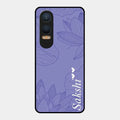 Customized luxury Purple leaves Glossy Metal Case Cove For Oneplus Nord Ce 4 Lite 5G