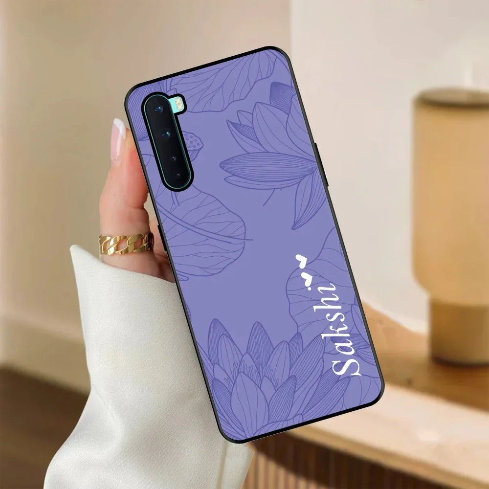 Customized luxury Purple leaves Glossy Metal Case Cover For OnePlus - ShopOnCliQ