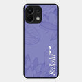 Customized luxury Purple leaves Glossy Metal Case Cove For Oppo K13 5G