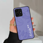 Customized luxury Purple leaves Glossy Metal Case Cover For Poco - ShopOnCliQ