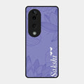 Customized luxury Purple leaves Glossy Metal Case Cove For Vivo T3 Ultra